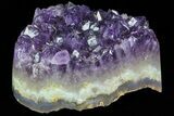 Purple Amethyst Crystal Heart - Uruguay #76806-1